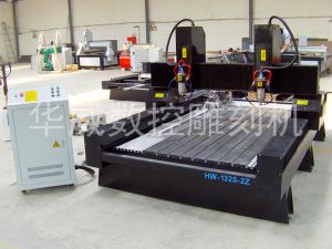 红河哈尼族彝族自治州弥勒县双头立体多功能石材雕刻机HW-1325-2Z